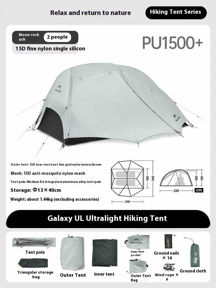 Ultralight Double Hiking & Climbing Tent – Outdoor Camping Equipment