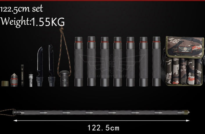 Tactical Alpenstock Walking Stick – Multifunctional Hiking & Camping Gear