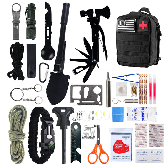 Multifunctional Outdoor Survival Supplies – Camping Equipment Set