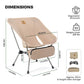 Lightweight Folding Camp Chair – Portable with Storage Bag