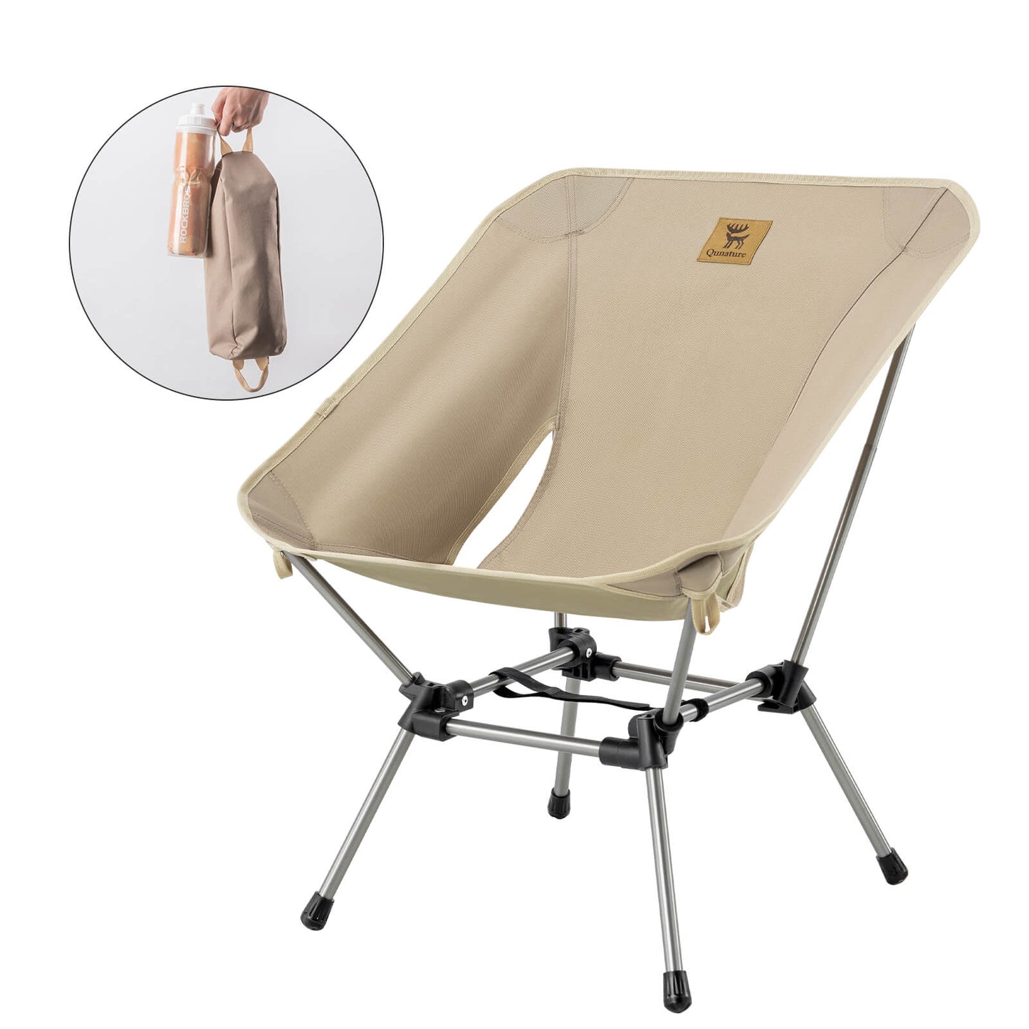 Lightweight Folding Camp Chair – Portable with Storage Bag