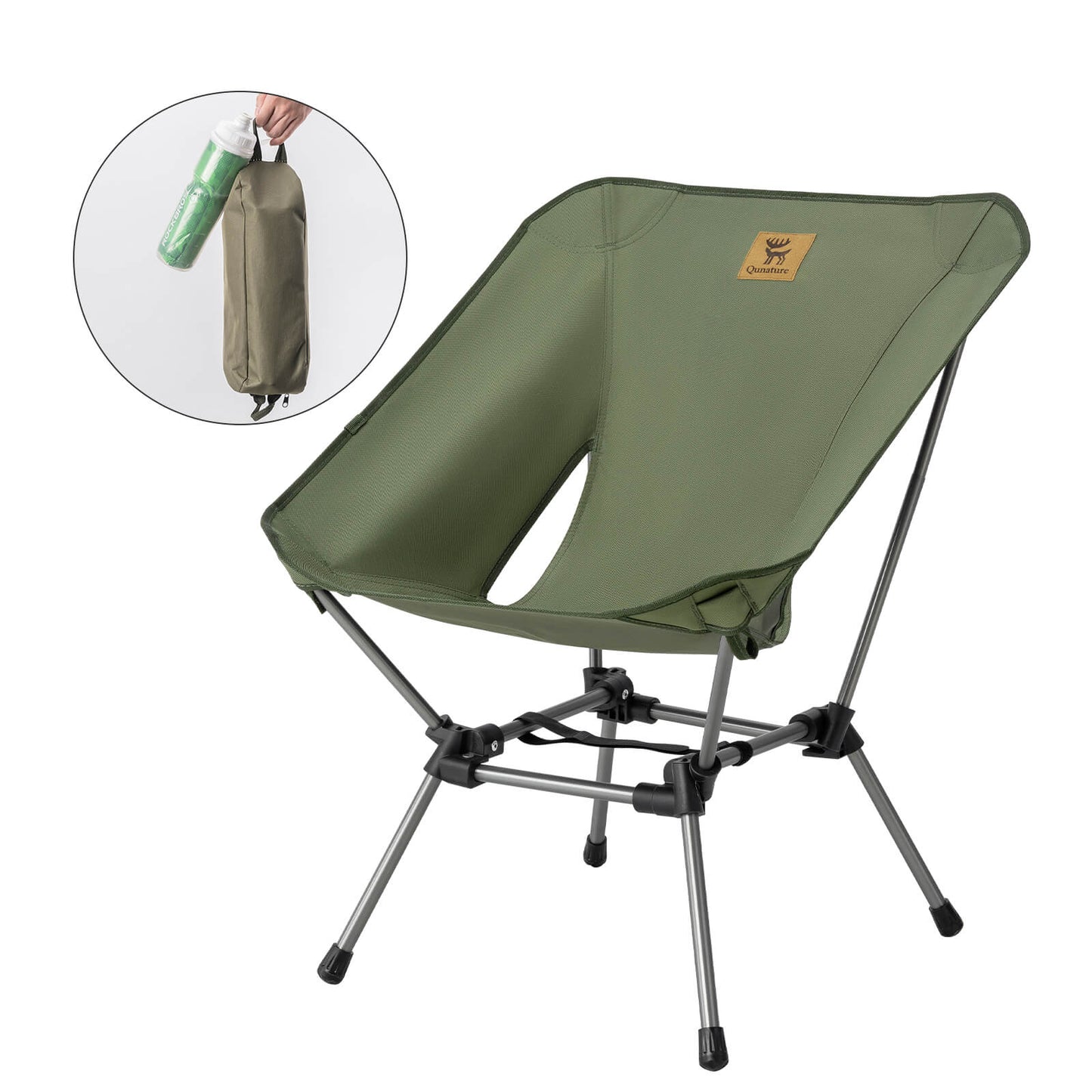Lightweight Folding Camp Chair – Portable with Storage Bag